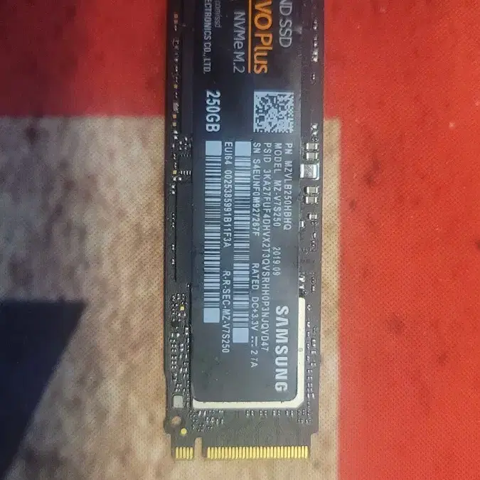 삼성 정품 SSD 970 EVO PRO 250G