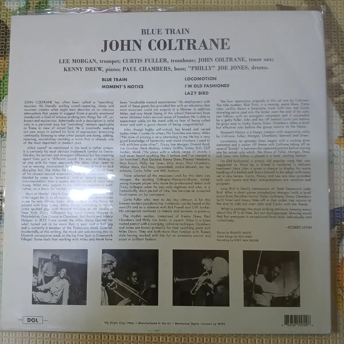 Lp중고 JOHN COLTRANE - BLUE TRAIN 음반 판매합니다