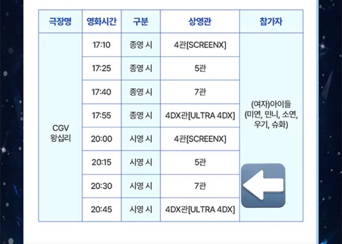 아이들 무대인사 2연석 원가이하로 싸게팔아요!