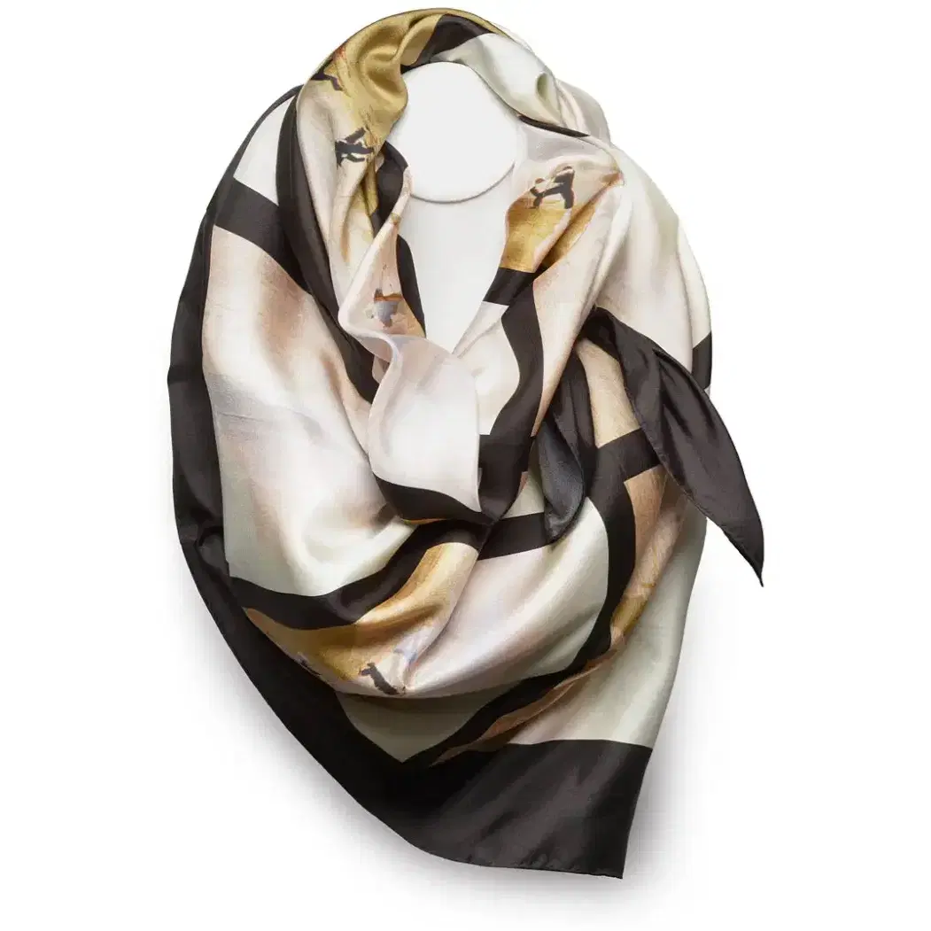 라쉬드 존슨 한정판 아트 스카프 Rashid Johnson Scarf