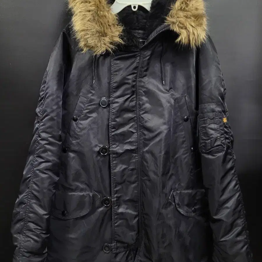 알파 인더스트리 N-3B PARKA BLACK 개파카 야상(무료배송)