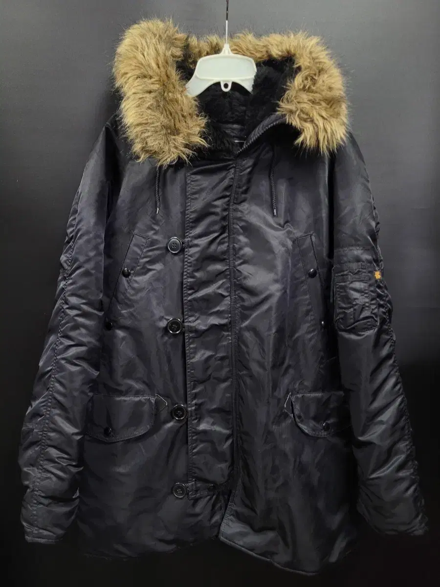 알파 인더스트리 N-3B PARKA BLACK 개파카 야상(무료배송)