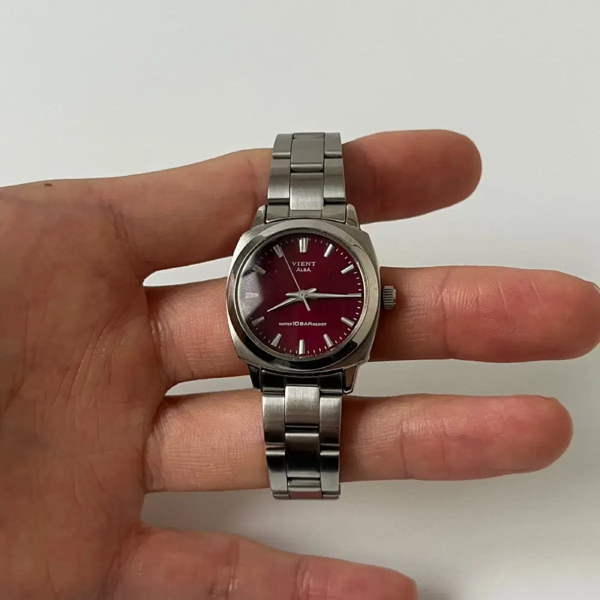 SEIKO ALBA - 90s vient wine dial quartz