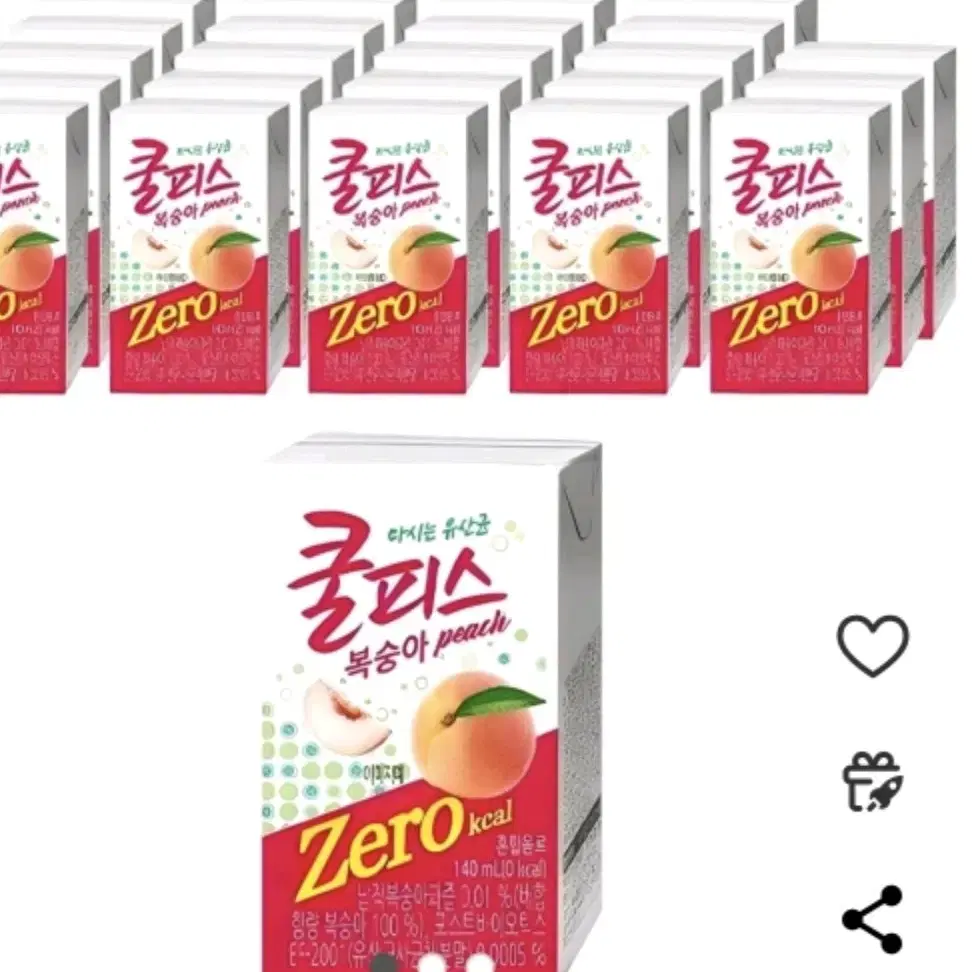 쿨피스 제로 140ml 15개