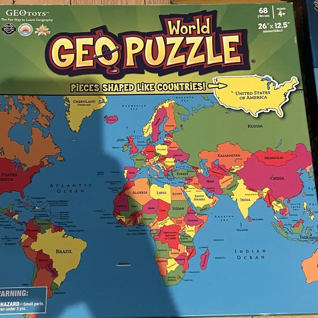 World Geo Puzzle 유럽 / 북미 / 세계지도 일괄판매