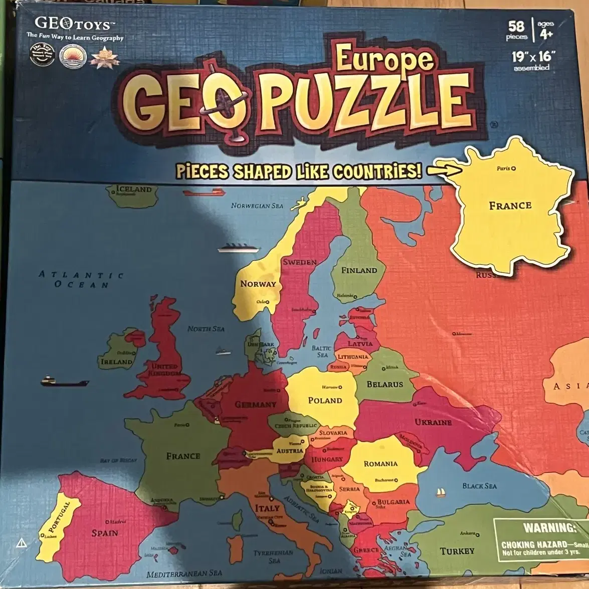 World Geo Puzzle 유럽 / 북미 / 세계지도 일괄판매