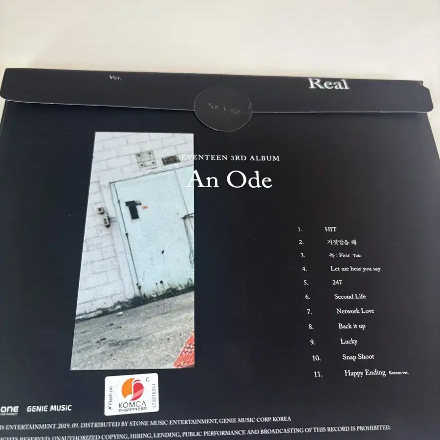 An ode Real ver. 개봉앨범