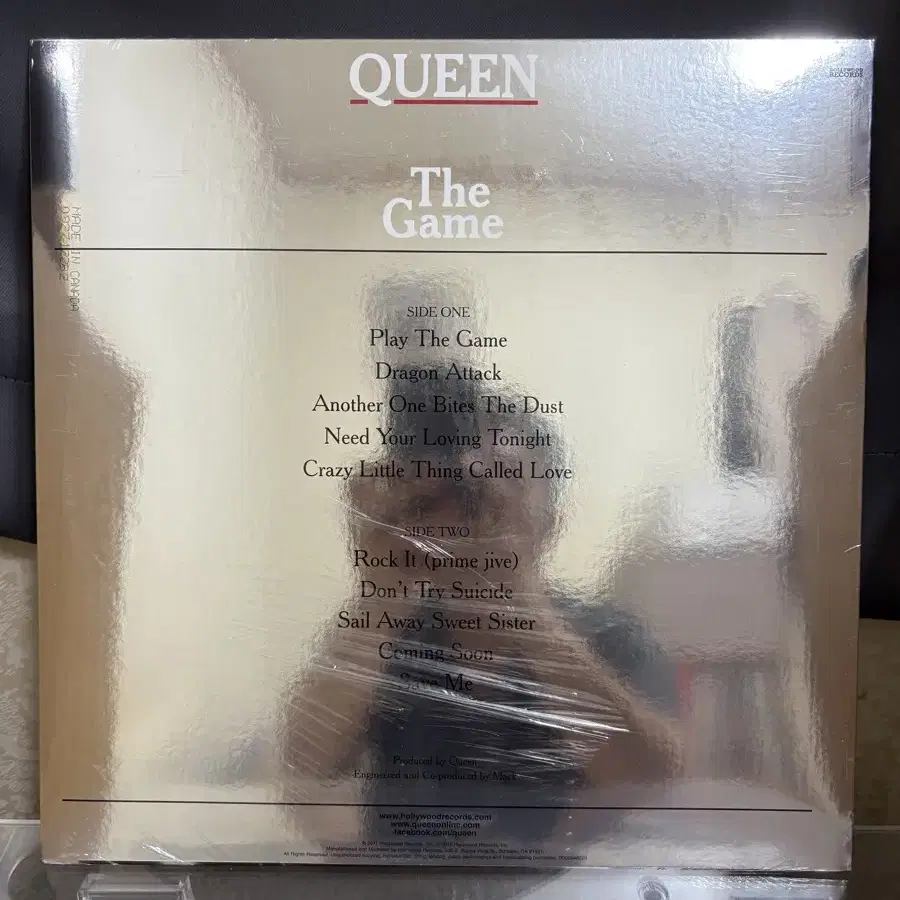 Queen 퀸 명반 The Game 초희귀 실버컬러 한정반 LP