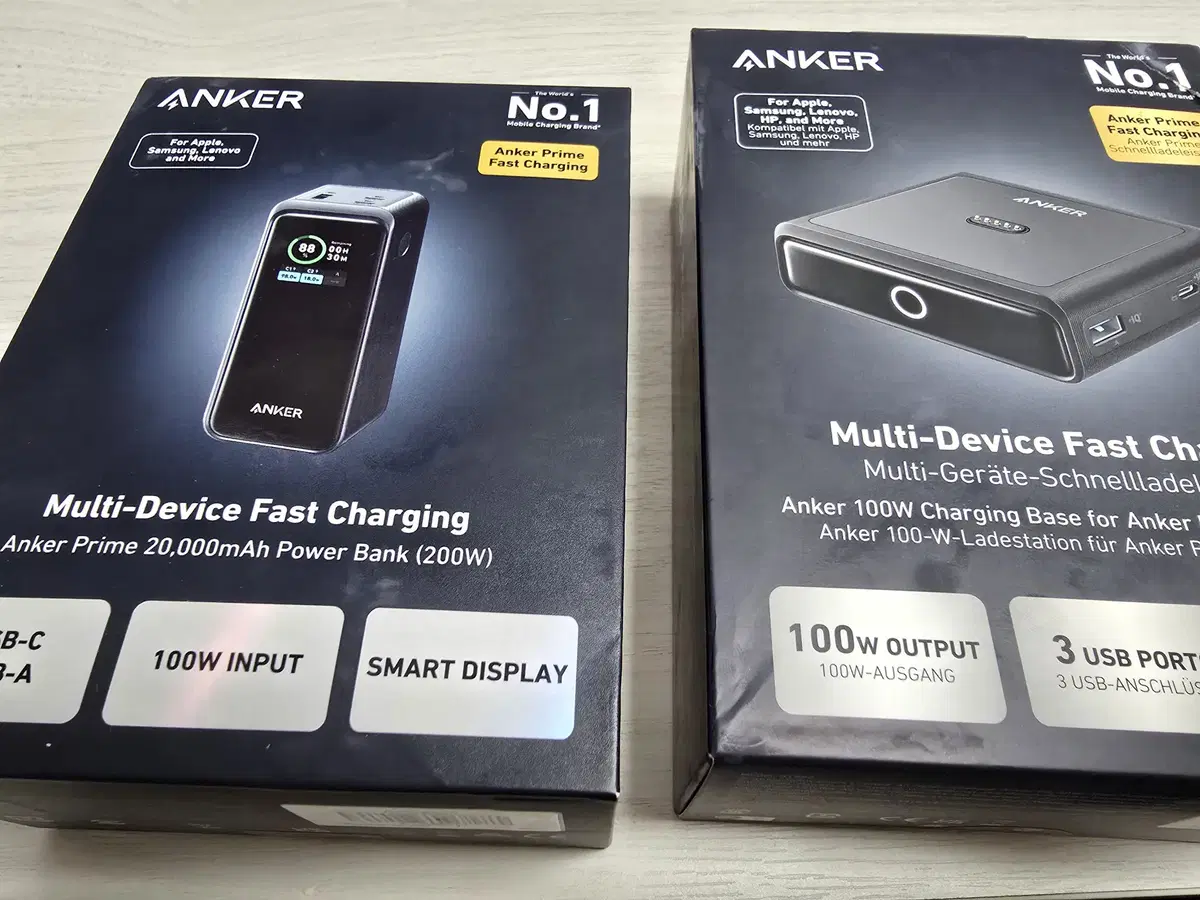 Anker Prime 20000mah Power Bank + Multi