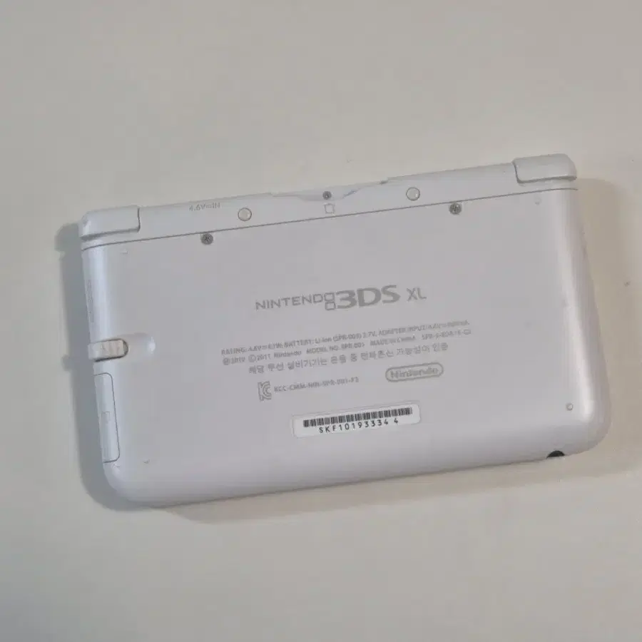 닌텐도 3DS XL 화이트 (투명케이스, 정품충전기, 펜 서비스)