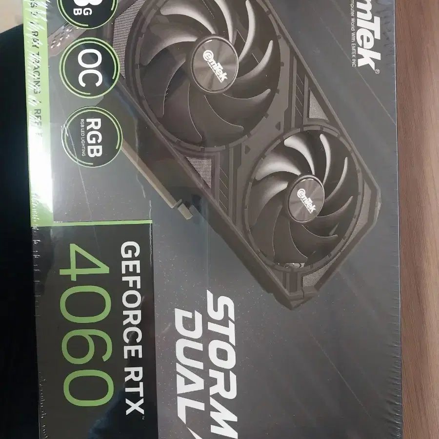 [미개봉] 이엠텍 지포스 RTX 4060 STORM X Dual 8GB