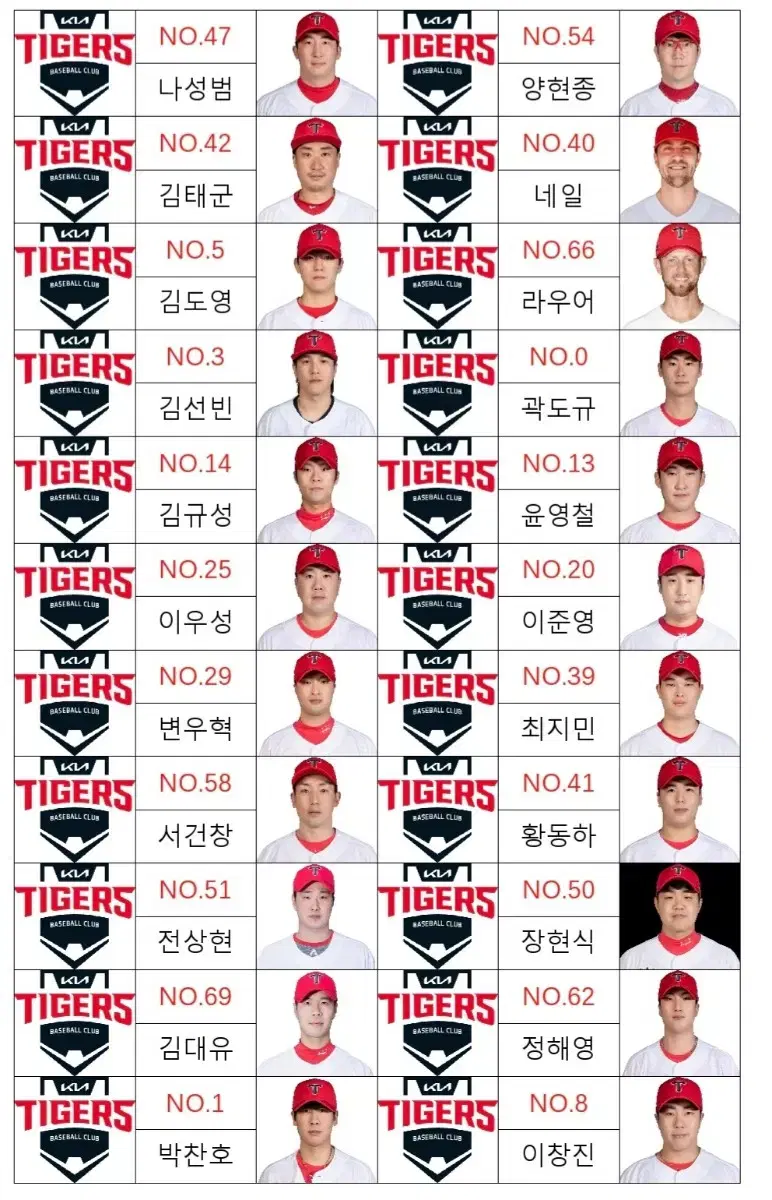 KBO 전구단 싸인볼 네임택(A4용지)이름표 제작 판매합니다