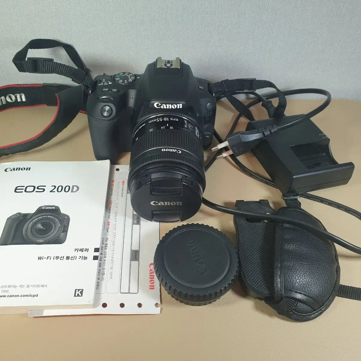 캐논 200D + 1855f4stm +가방