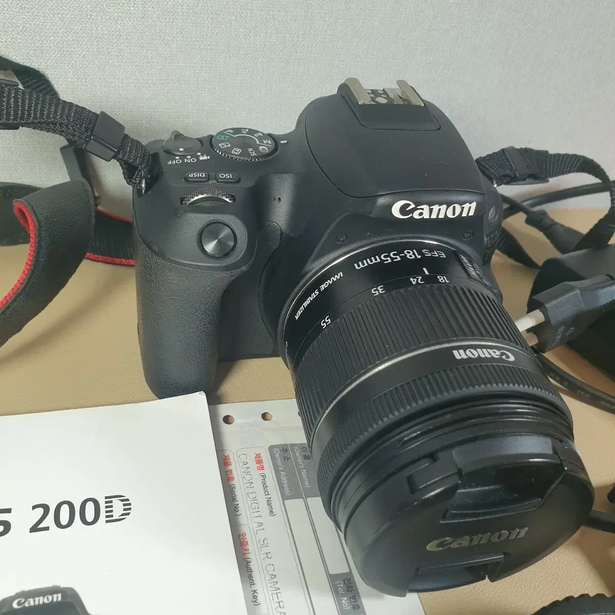 캐논 200D + 1855f4stm +가방