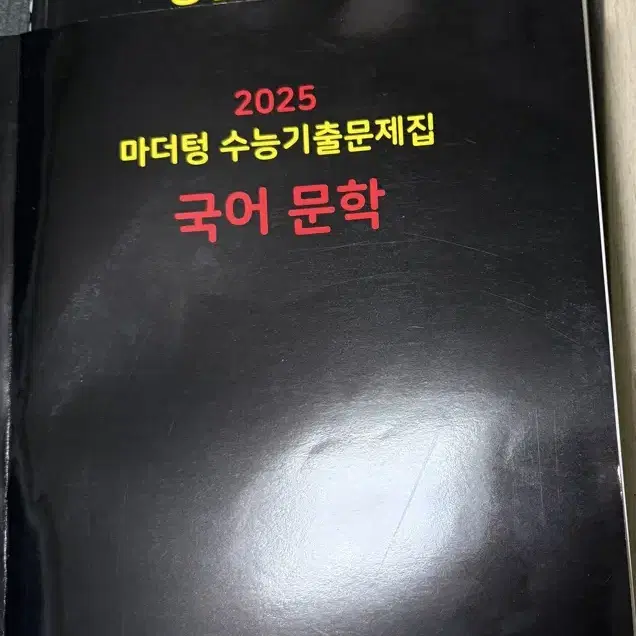 마더텅 2025 수능 기출 문학 새책