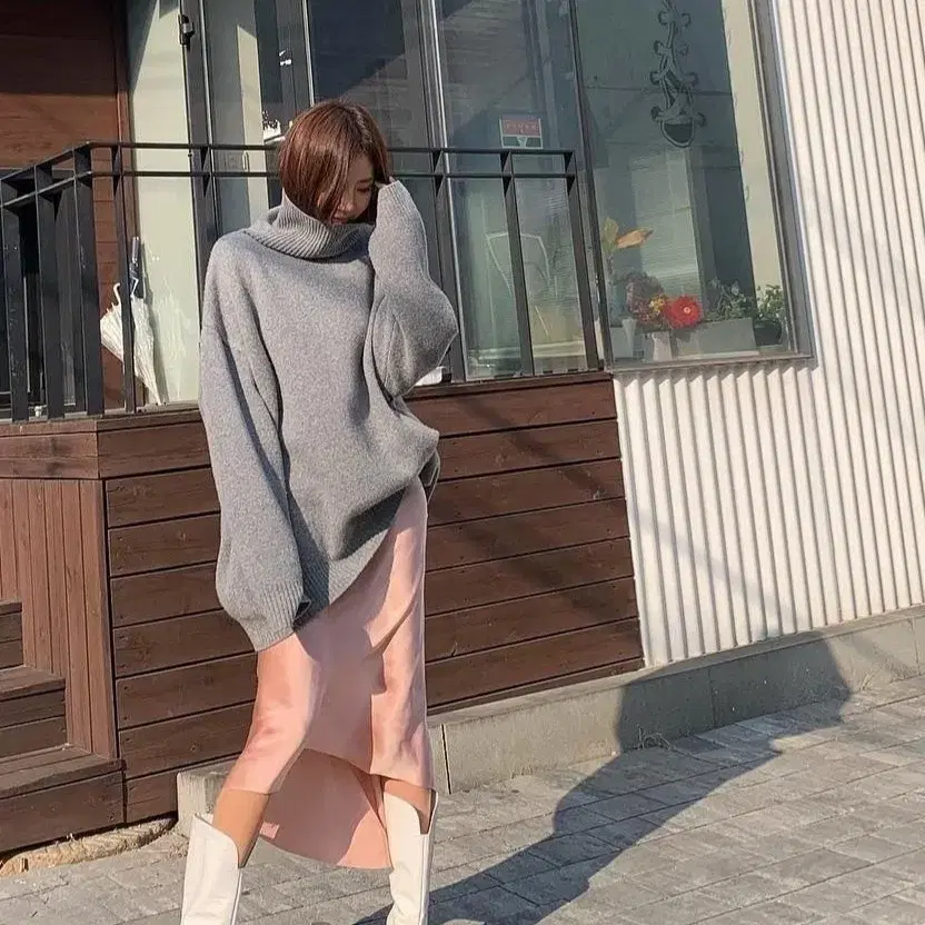 [구해요]넘버프로젝트 헤트투토 Bias cut SILk SKIRT 핑크