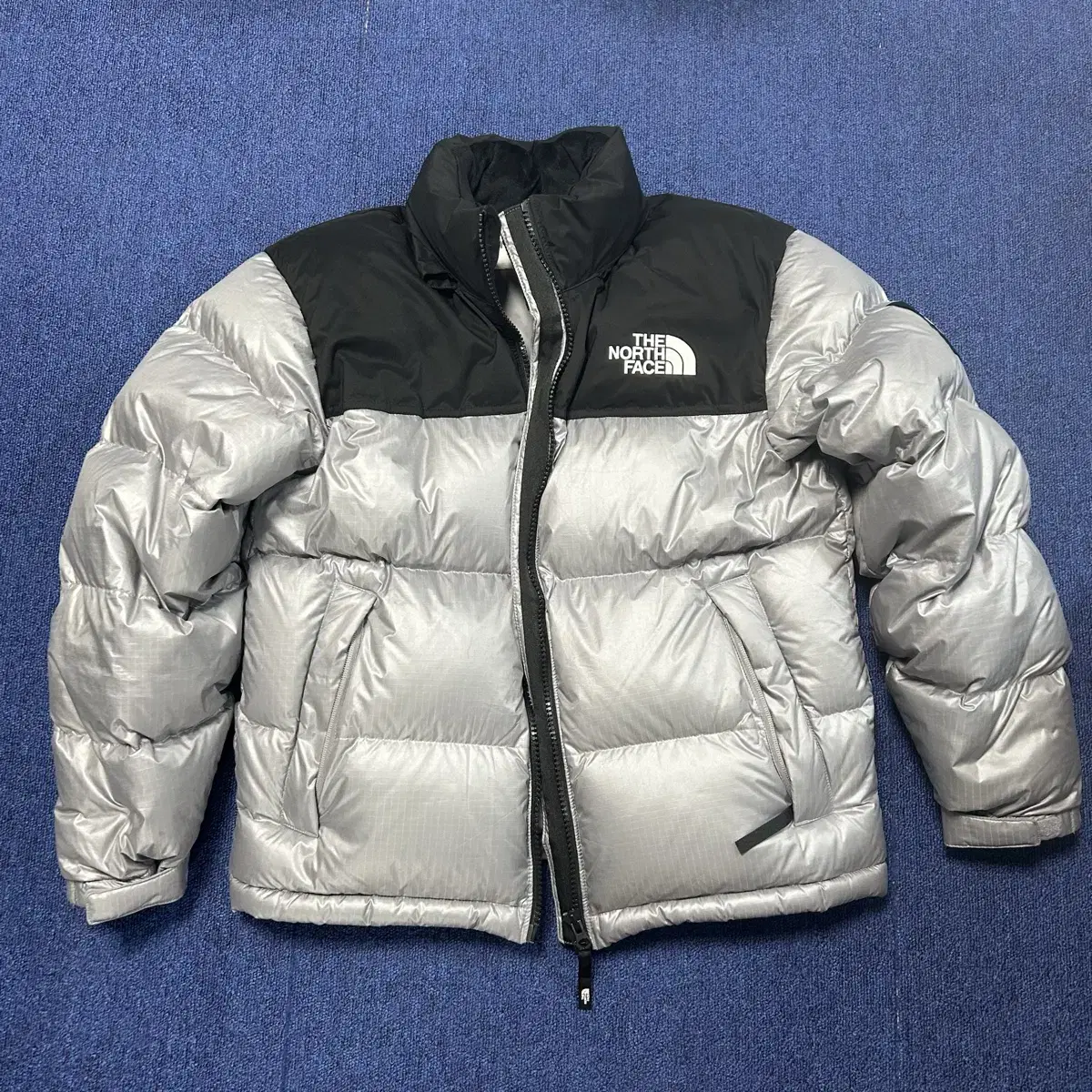 The North Face White Belle Novelty Nubby Down Jacket Heather Gray M