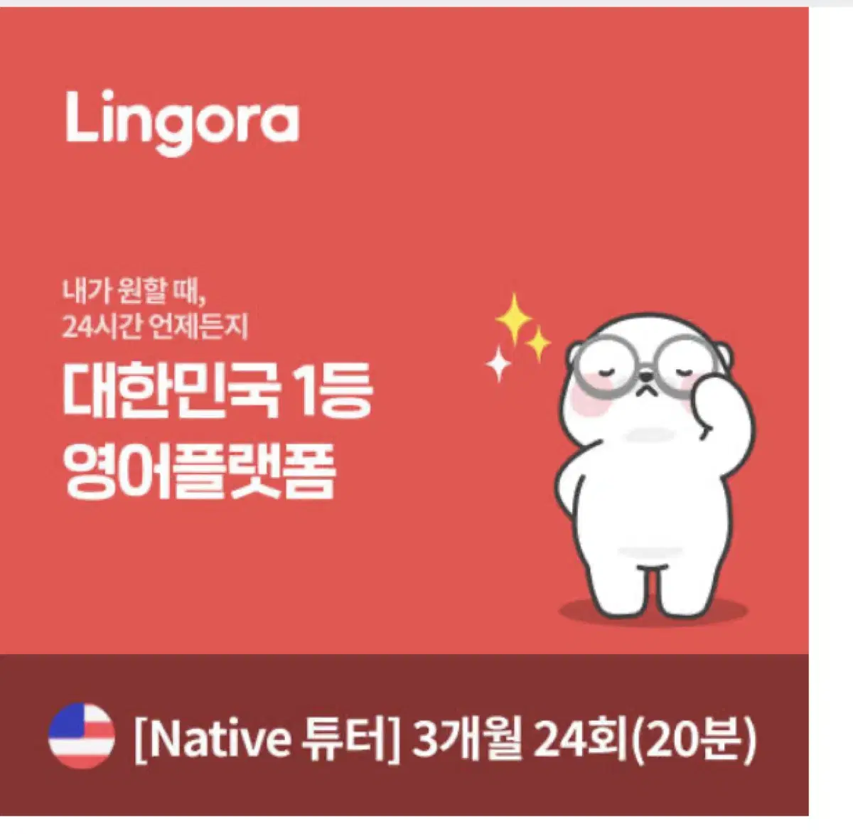 (전화영어) 링고라 북미 Native 튜터