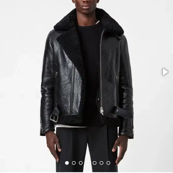 Allsaints 올세인츠 무스탕 펠릭스 시어링