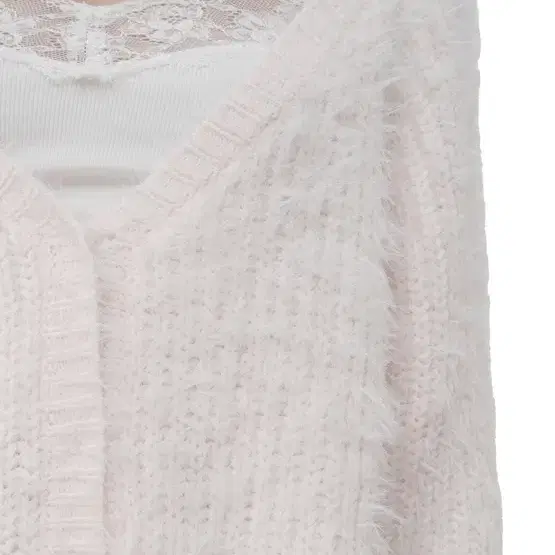 클리시어 Sugarplum hairy cardigan, Baby pink