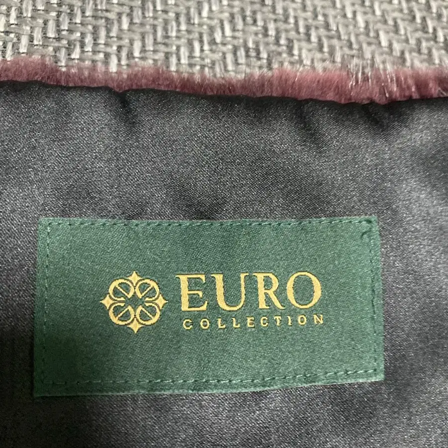 EURO 리얼밍크 조끼 와인컬러 77size