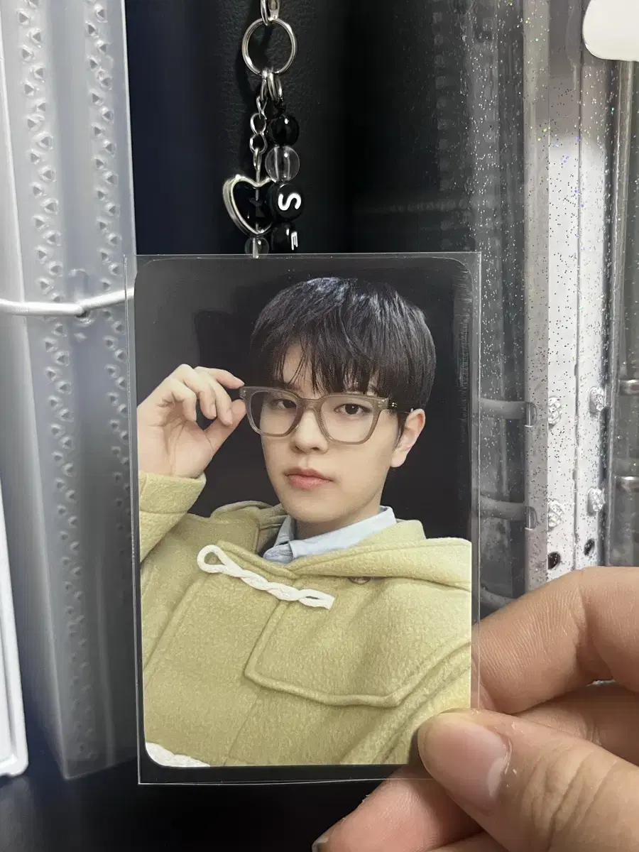 straykids skz seungmin sum with muu unreleased photocard pre-order benefit glassesphotocard