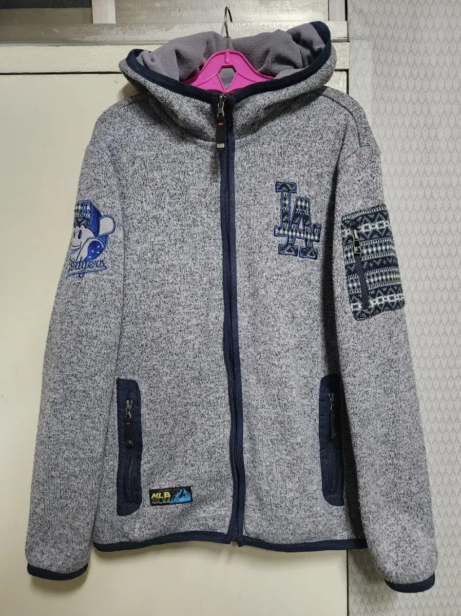 MLB Los Angeles Dodgers Multipatch Brushed Hoodie( 95 )