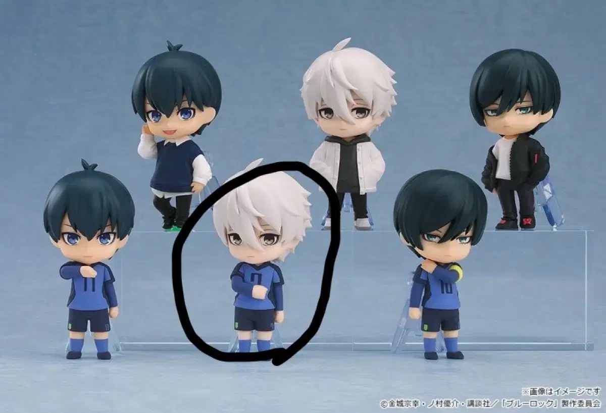 BLUELOCK Nendo Nendoroid Surprise Nagi Uniforms in small portions!