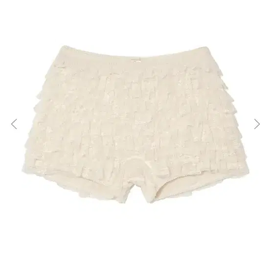 글로니 레이스 POLLY LACE BLOOMER SHORTS (IVORY