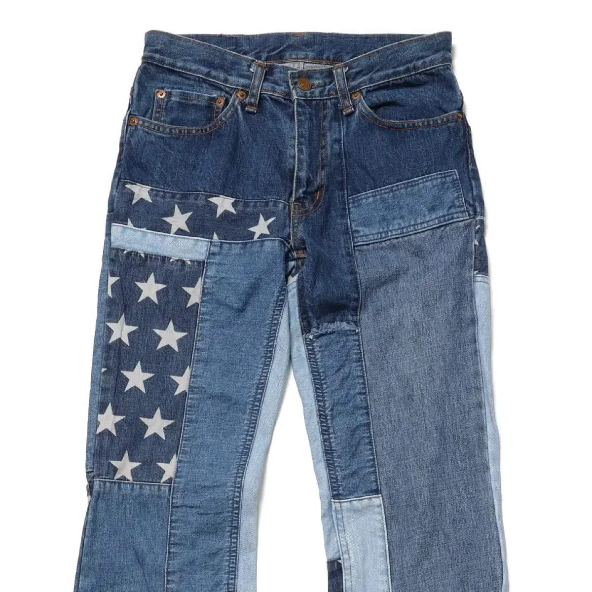 Hysteric Glamour Star Patchwork Denim