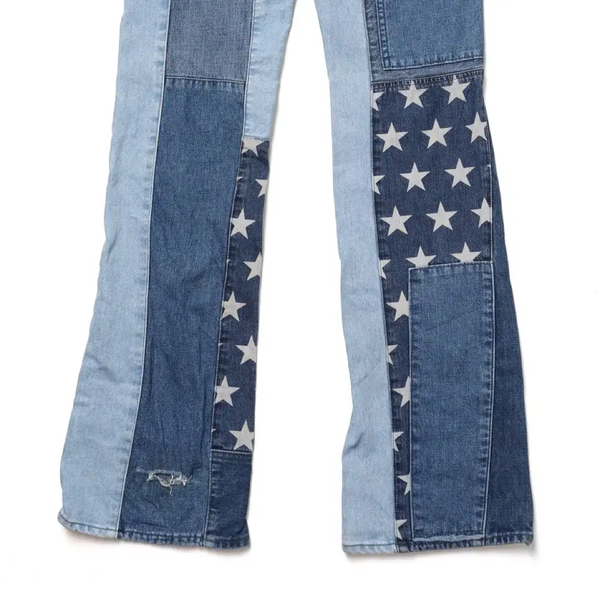 Hysteric Glamour Star Patchwork Denim