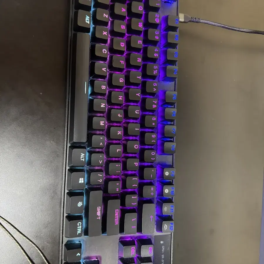 스틸시리즈 apex pro tkl2023 래피드트리거 키보드