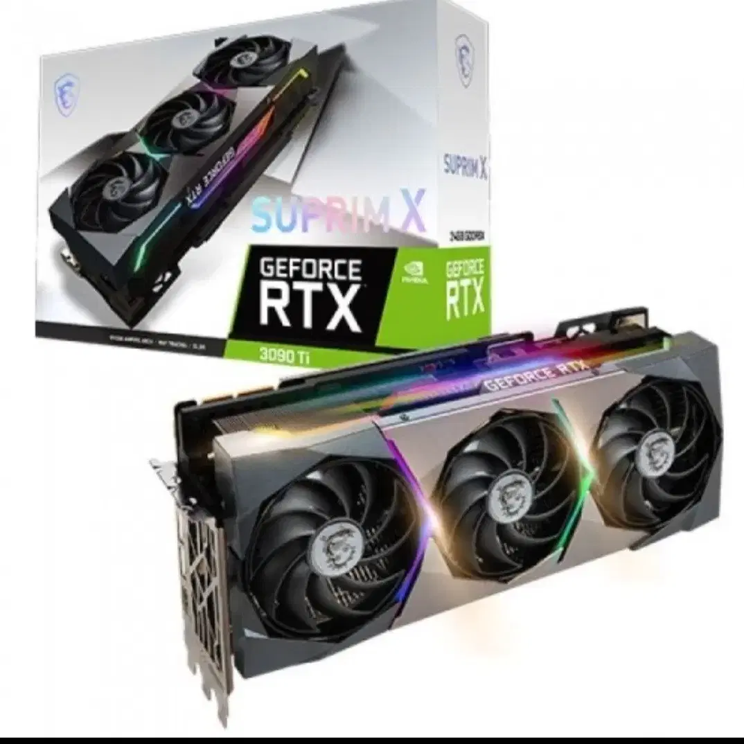 MSI RTX 3090Ti 슈프림 x 무상 25년5월까지