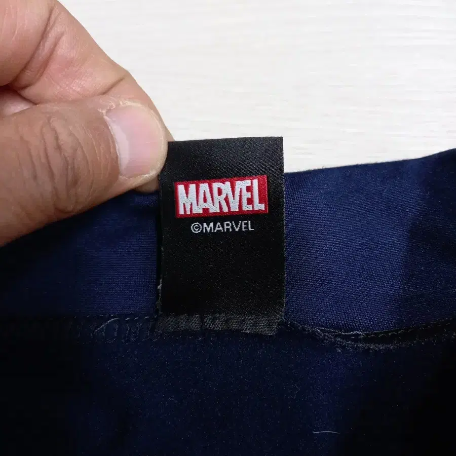 XL-2XL MARVEL 반 목폴라 스판 긴팔셔츠 네이비 XL-369