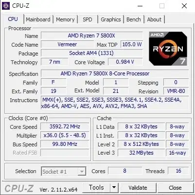 5800x , 3070, 16g , p31 1tb,  b550,700w