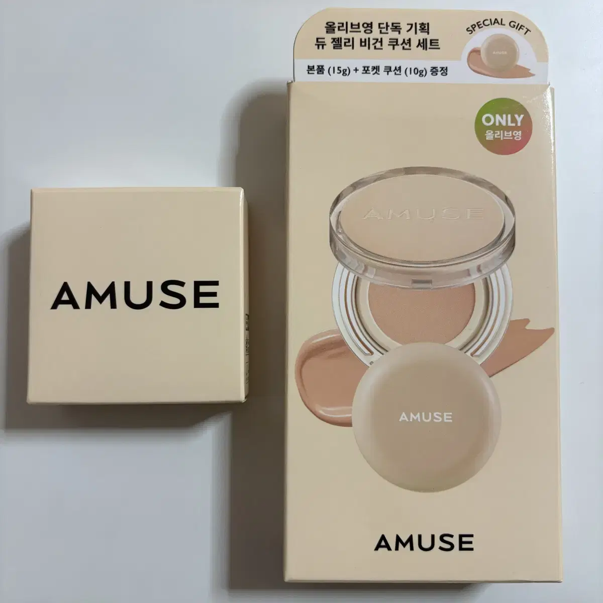 [New/Half-priced Delivery] Amuse Doujelly 01Pure Mini Cushion (2pcs) Planning Set