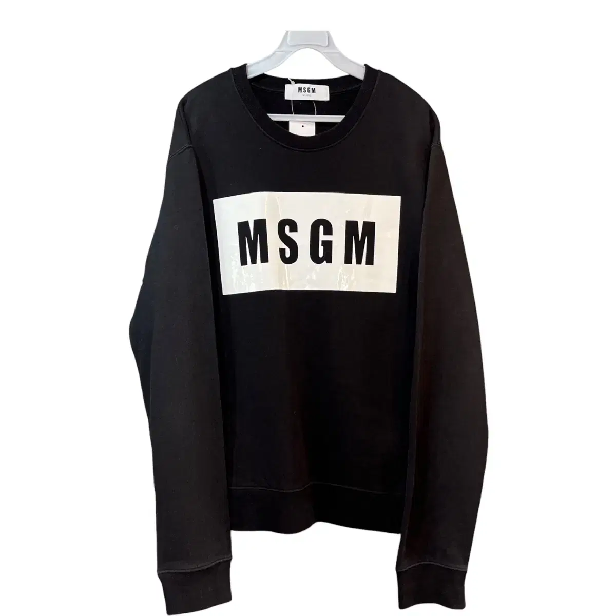 [L] MSGM 배색 맨투맨