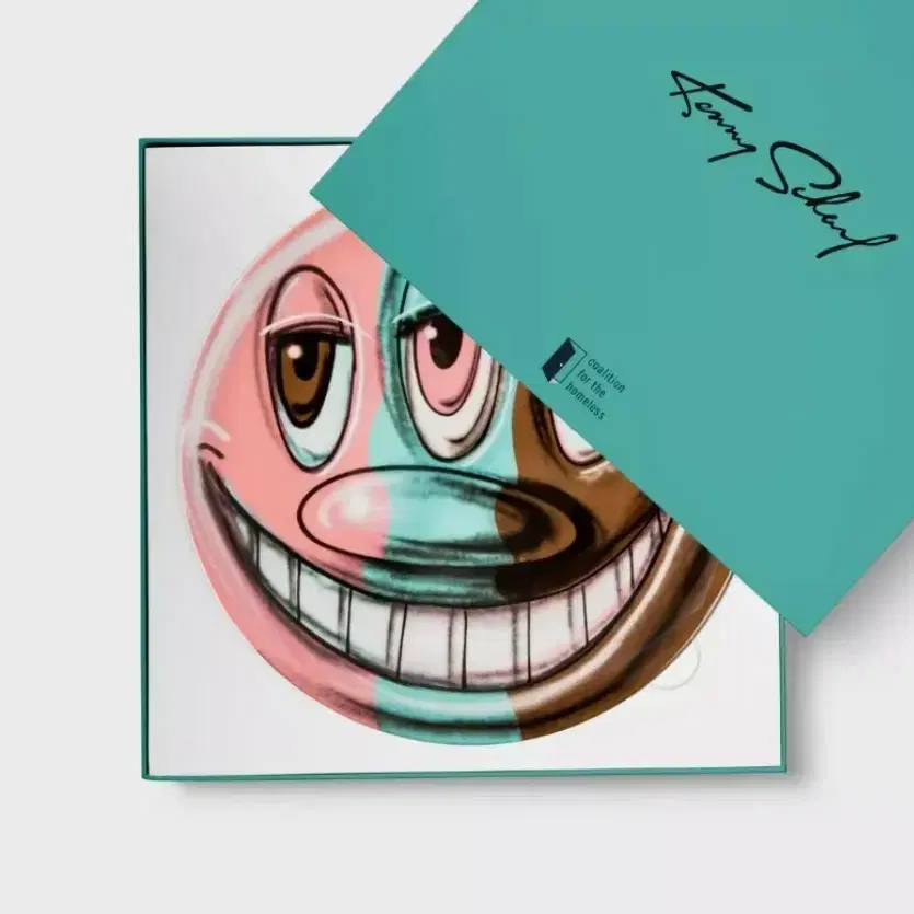 케니 샤프 한정판 아티스트 접시 Kenny Scharf Plate