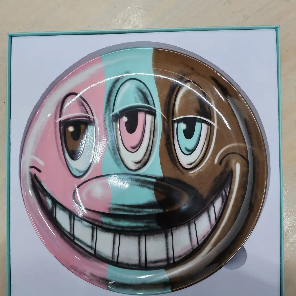 케니 샤프 한정판 아티스트 접시 Kenny Scharf Plate