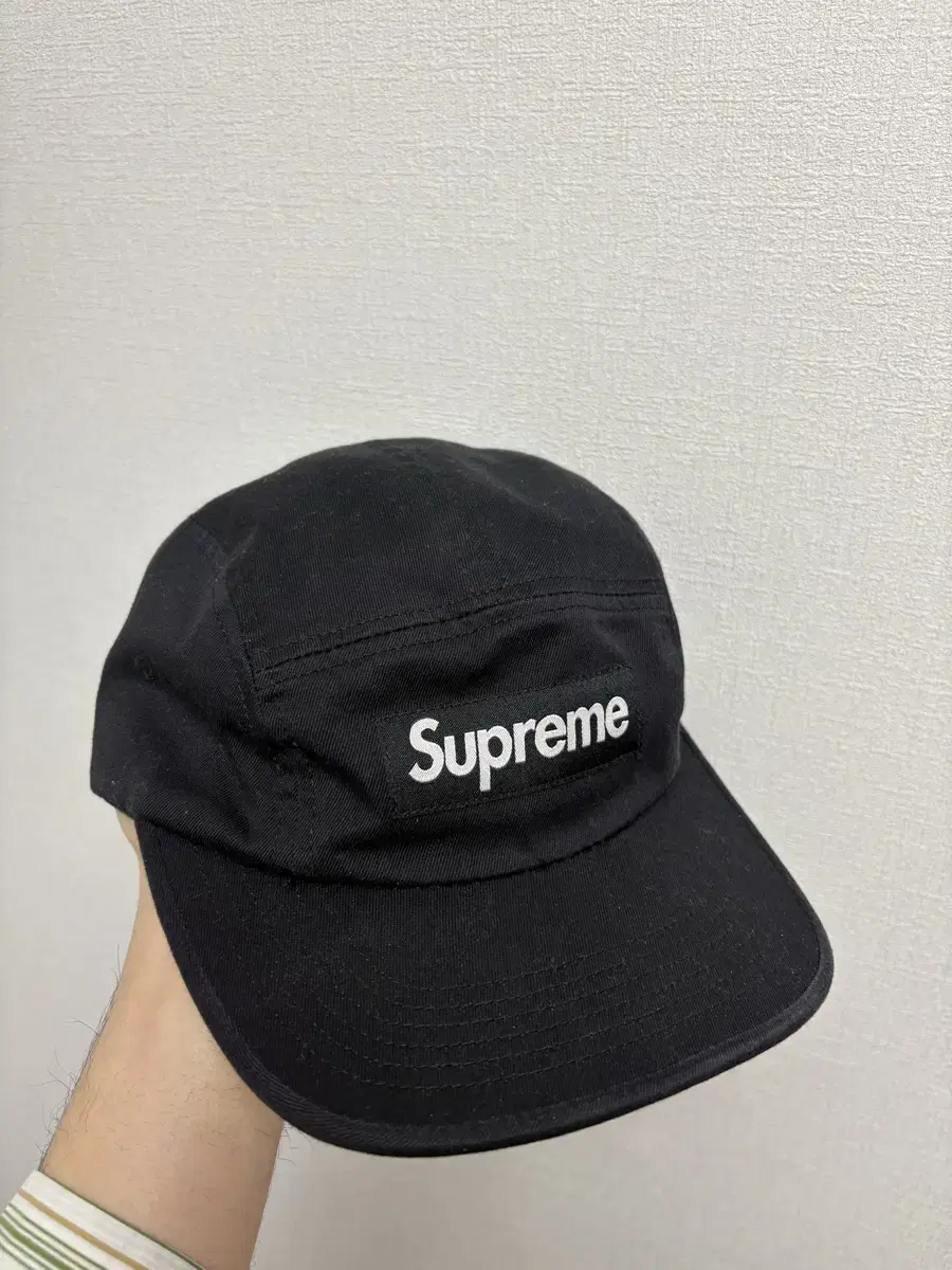 Supreme Washed Chino Twill Camp Cap