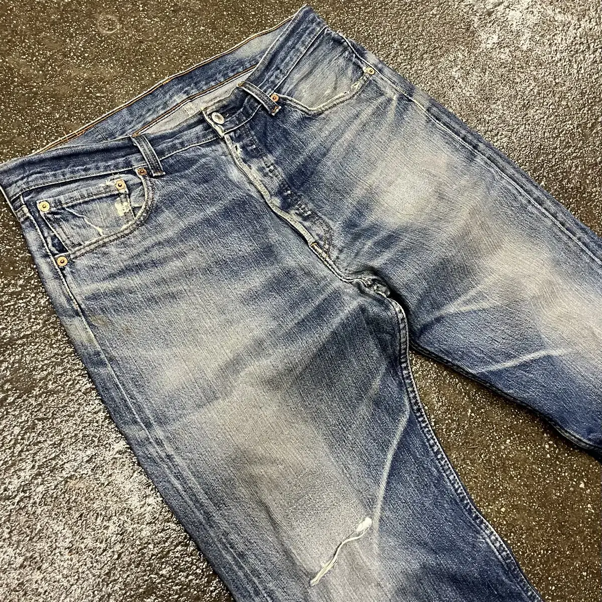 00s Levis501 데님 팬츠 (34)