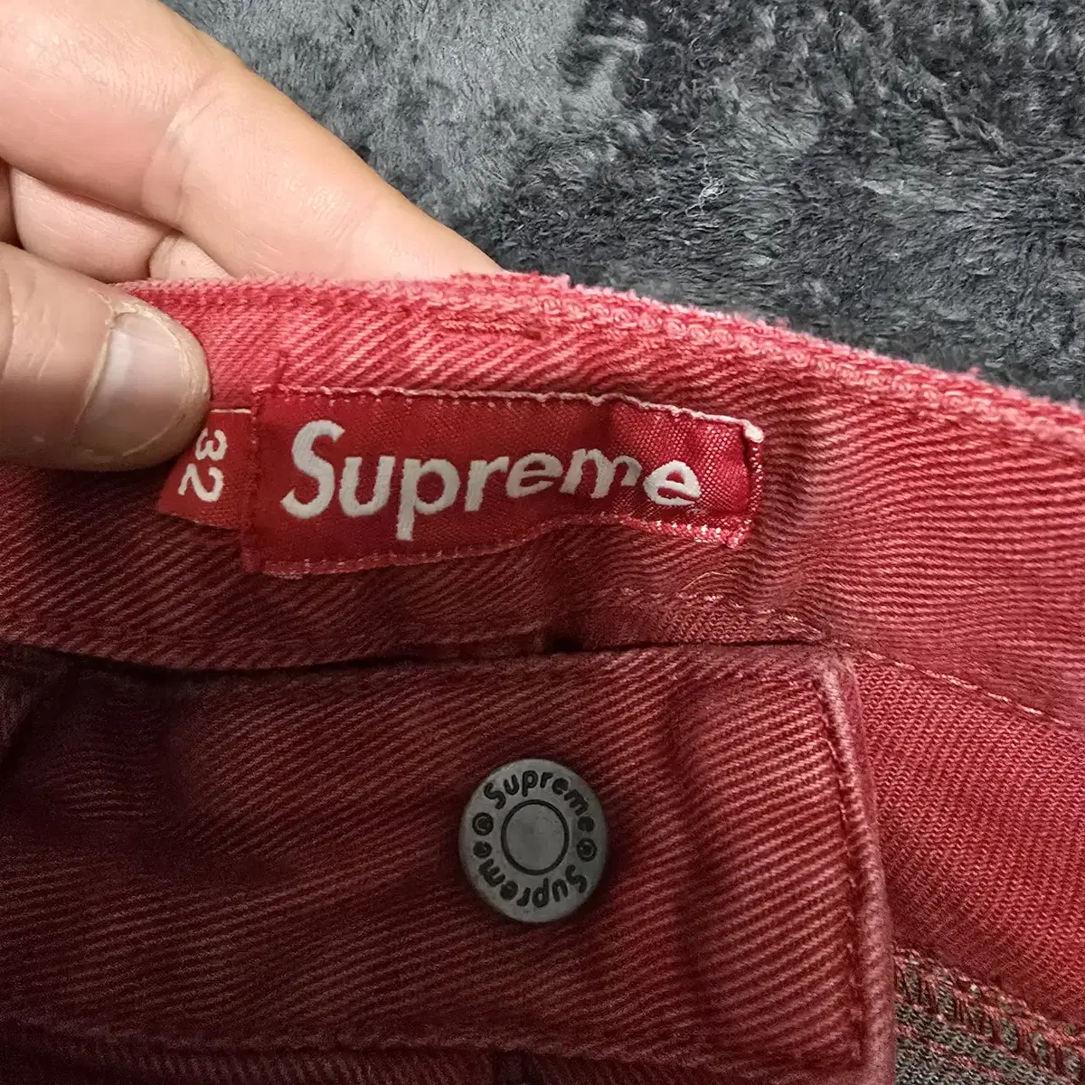 슈프림 Supreme 2-Tone Paneled Jean 팝니다.