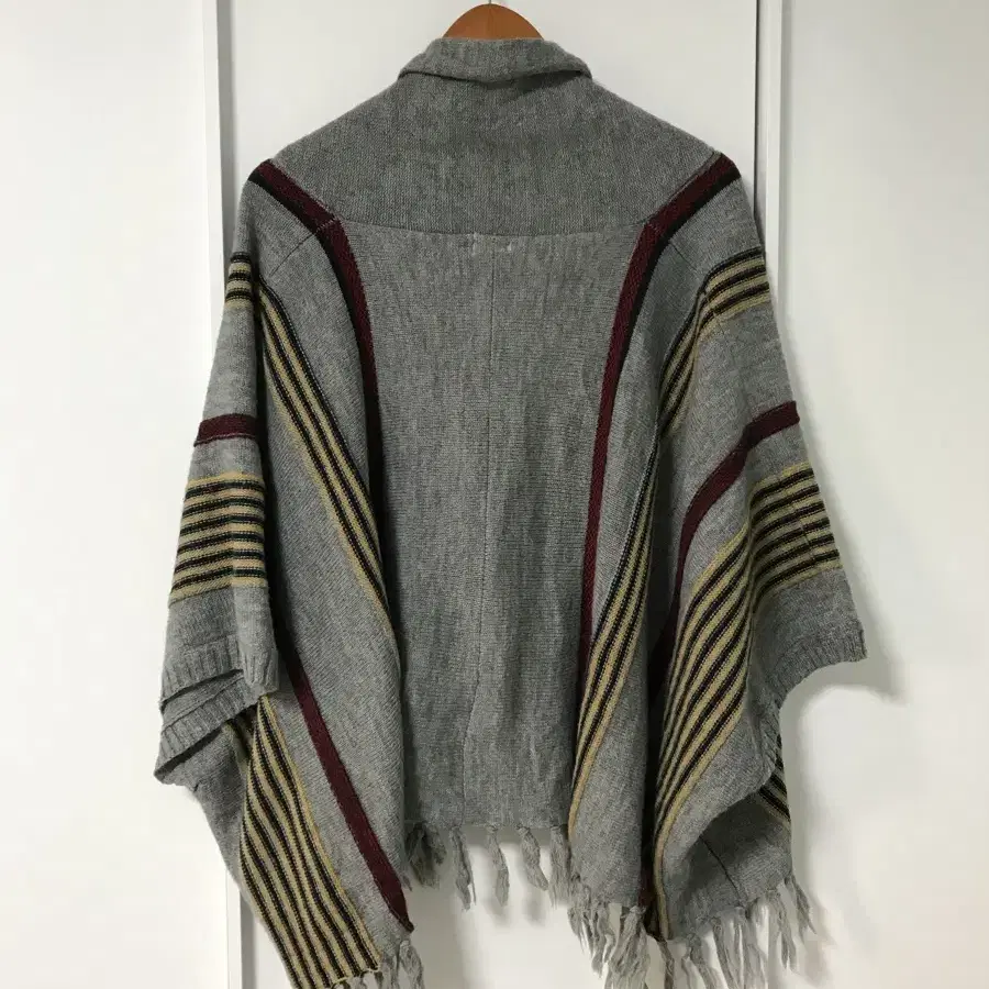 vintage stripe cape cardigan