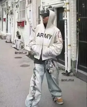 Grailz project GR 24FW 후드티 2 그레이