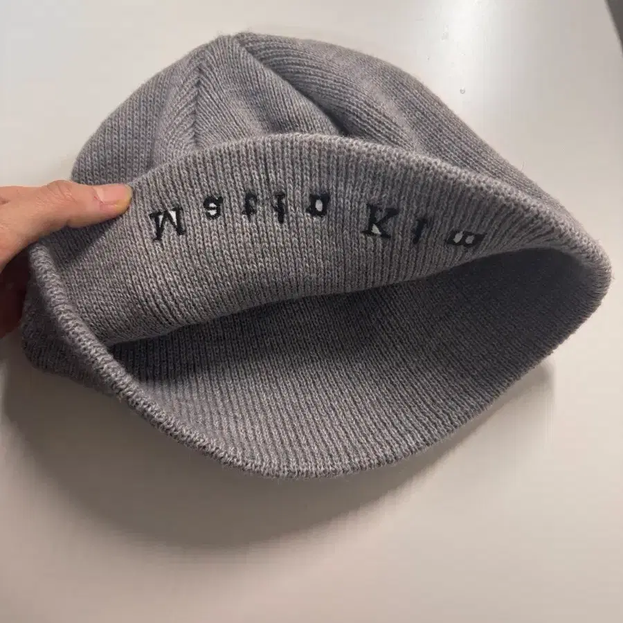 마뗑킴 비니 MATIN CLASSIC BEANIE IN GREY