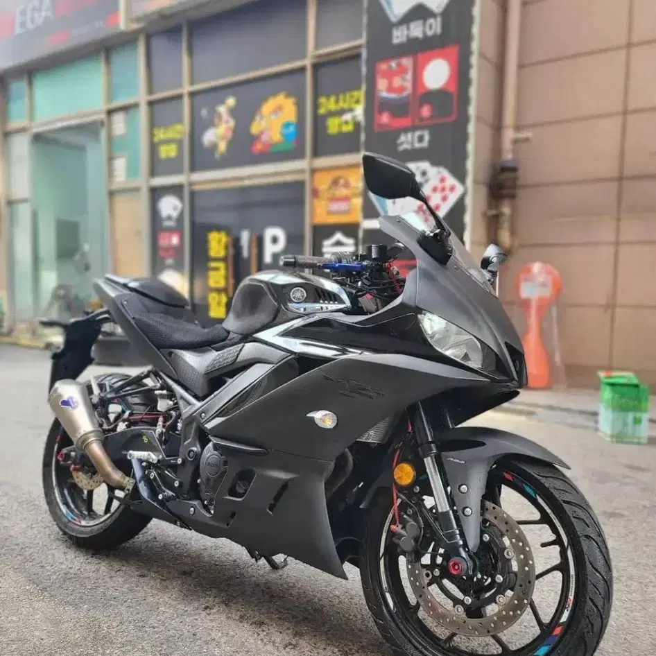 YZF-R3 20년식 떼르미뇨니 구변완