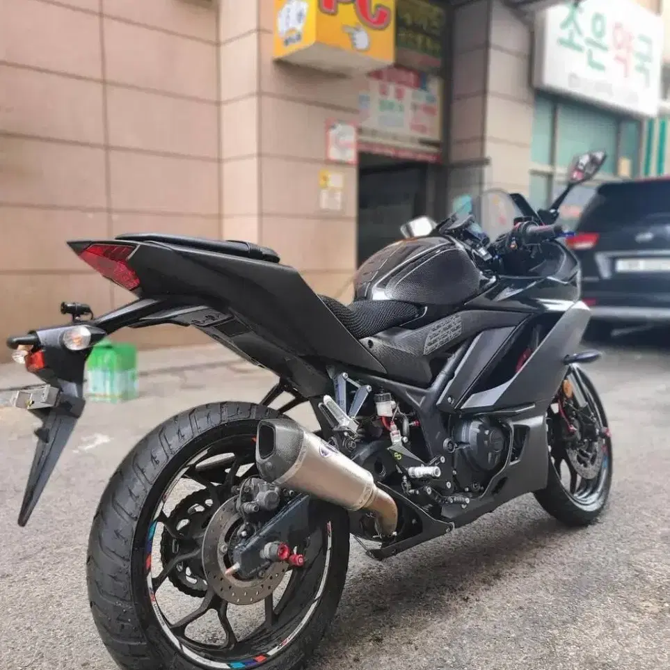 YZF-R3 20년식 떼르미뇨니 구변완