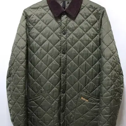 바버 Barbour 정품 퀼팅패딩 카키자켓 택S 실측95