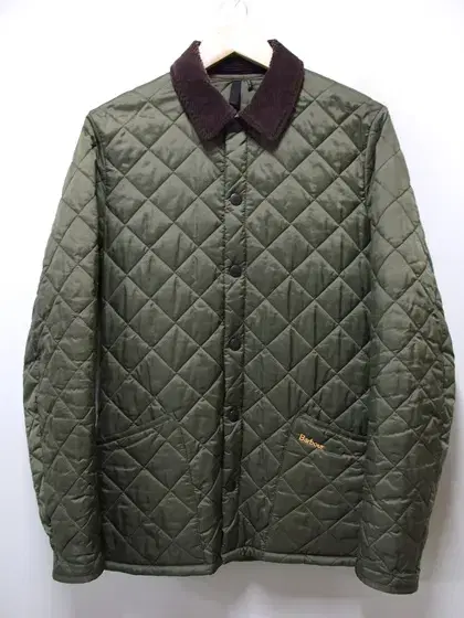 바버 Barbour 정품 퀼팅패딩 카키자켓 택S 실측95