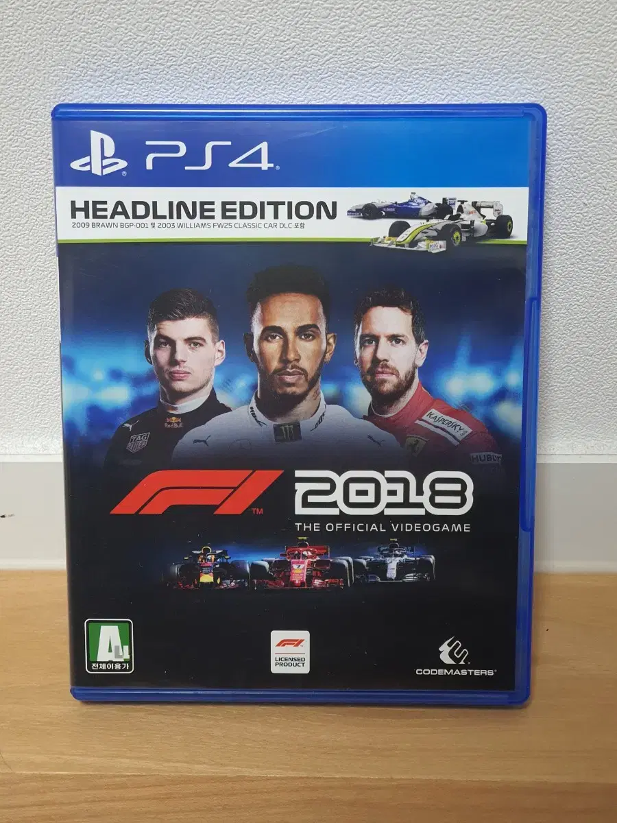 ps4 F1 2018 헤드라인 에디션